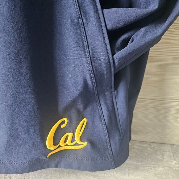 California Golden Bears Under Armour Cal Navy Squad Woven 1/2 Zip HeatGear Sz S - Picture 3 of 16